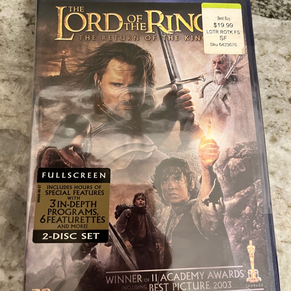 DVD- 1 movie The Lord of the Rings